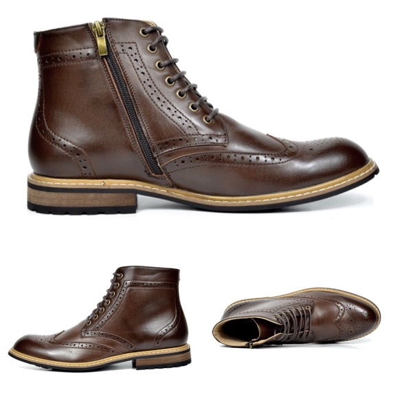 Other - NEW Mens Bruno Leather Lined Oxfords Ankle Boots